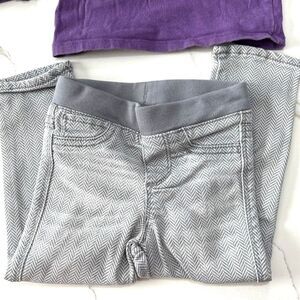 Cherokee | Toddler Girls Grey Herringbone Jeggings Jeans Pants